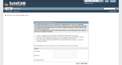 Desktop Screenshot of forum.solidcam.com